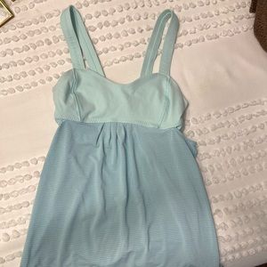 Lululemon teal/aqua workout tank